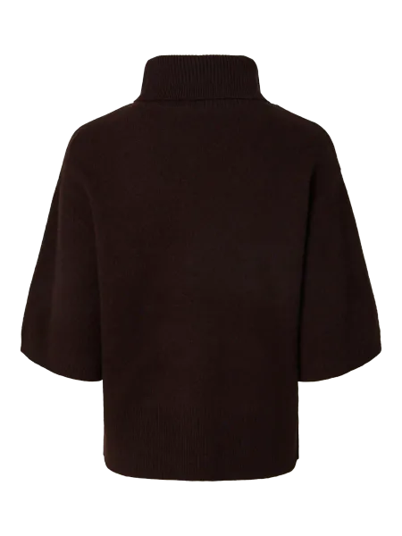 Hovedbilde Yasemila 2/4 Wool Knit Coffee Bean