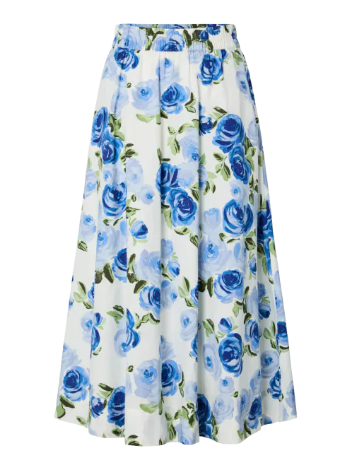 Hovedbilde YasColea Ankle Skirt Star White Emula